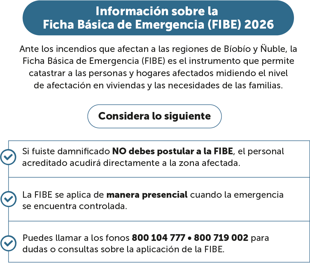 Infomración sobre Ficha Básica de Emergencia